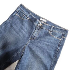 J.Jill Weekender Denim Straight Leg Jeans- Medium Wash Womens 14